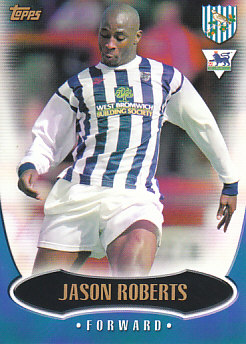 Jason Roberts West Bromwich Albion 2003 Topps Premier Gold #W4